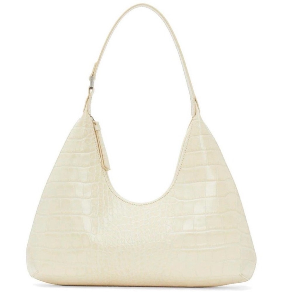 By Far Amber croc bag